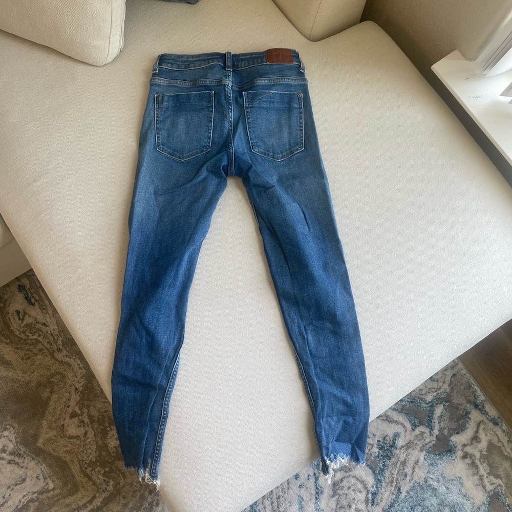 Zara Women's Skinny Jeans in Deep Blue